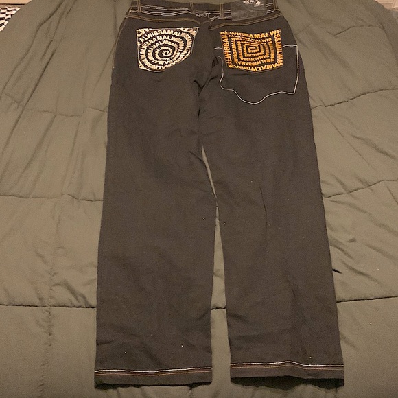 Drainer Haunted Mound - Wissam Embroidered Vintage Jeans - Picture 3 of 6